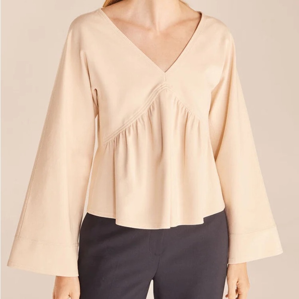 Rebecca Taylor Long Sleeve Trapeze Top - size medium - Picture 8 of 8